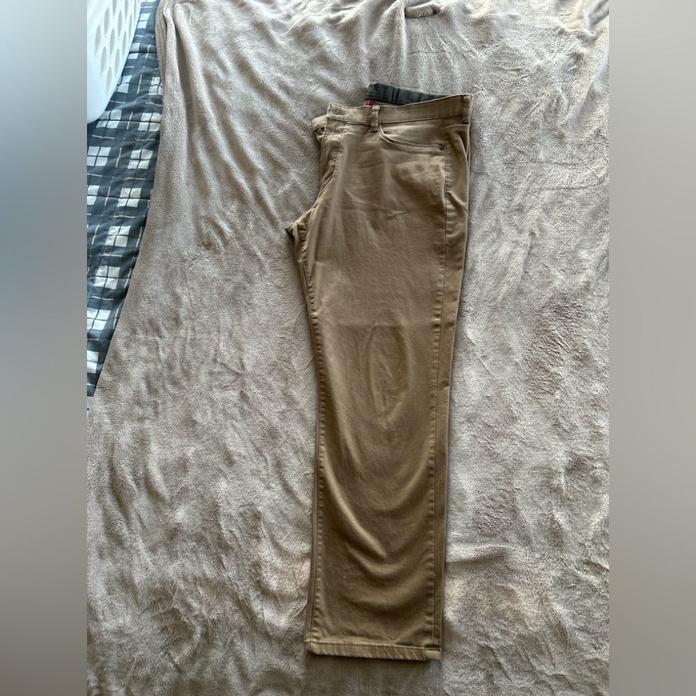 English Laundry Men’s Stretch Chino Pants Tan Khaki 36x30